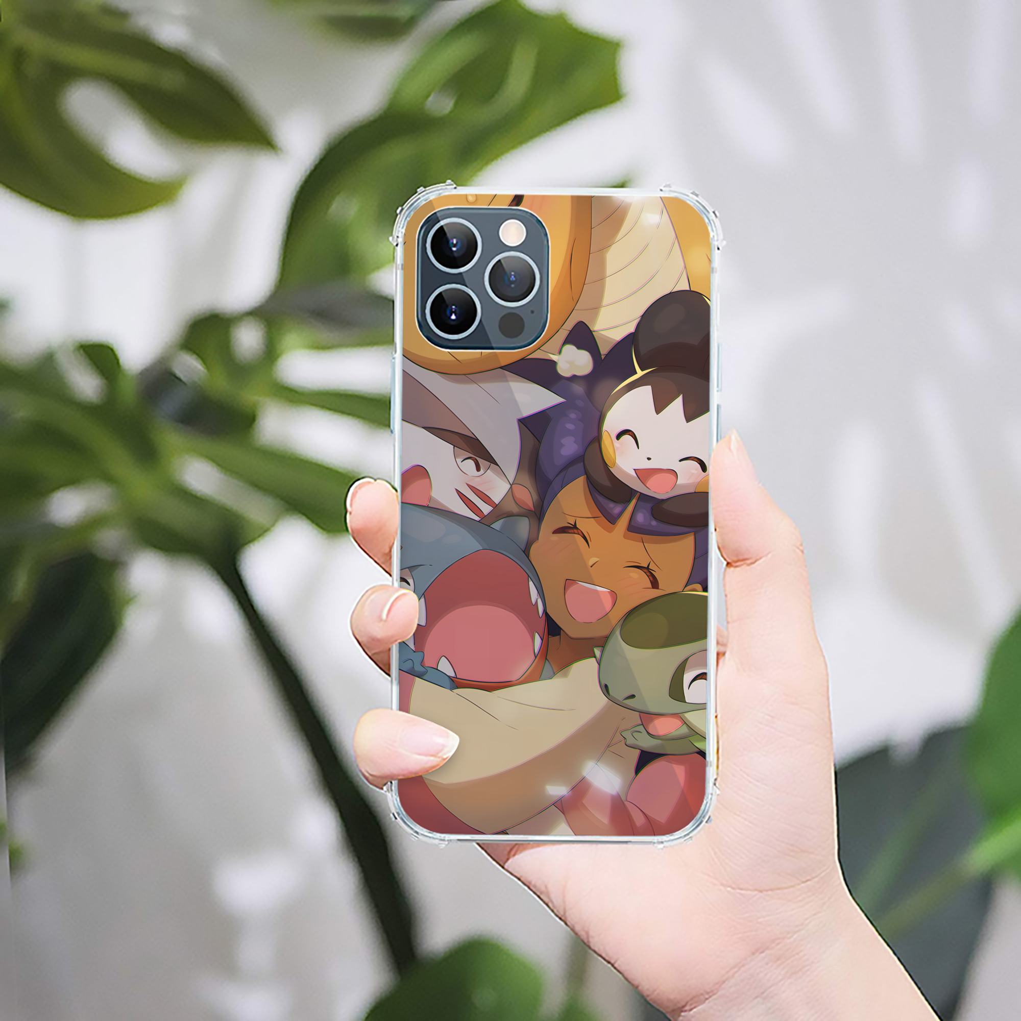 （画像用） ポケットモンスター Pokémon 【iPhone 12シリーズ対応】透明スマホケース（クリアソフトケース）